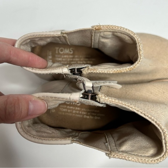 Toms Whisper Majorca Canvas & Leather Bootie - Picture 12 of 16